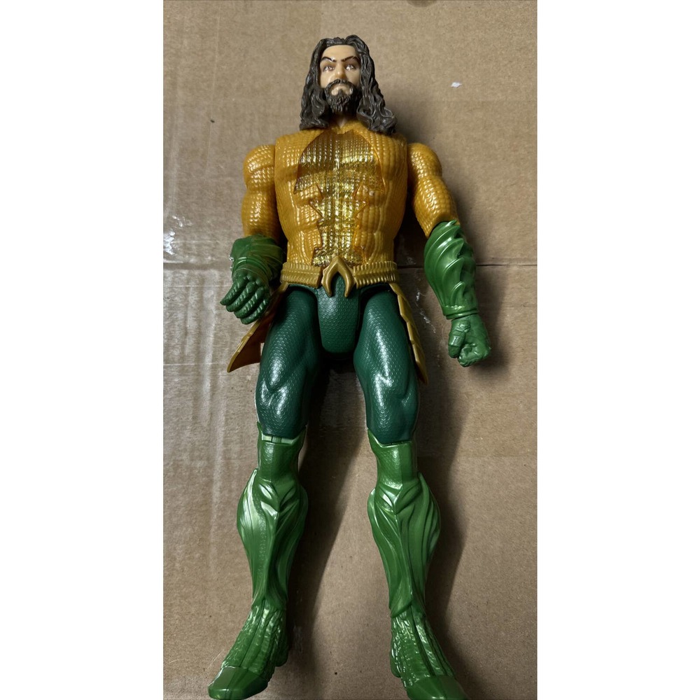 AQUAMAN Jason Momoa Talking Light Up 12" Action Figure DC COMICS